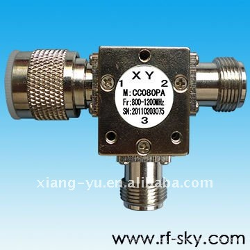 Clockwise Anticlockwise 1900-2200MHz RF ferrite Banda ancha circulator